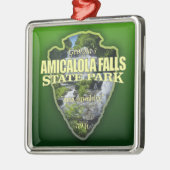 Amicalola Falls (Pfeilspitzen) Ornament Aus Metall (Links)