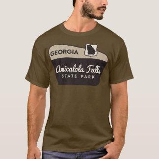 Amicalola Falls Staat Park Georgia Willkommenszeic T-Shirt
