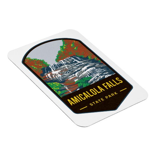 Amicalola Falls Staat Park Magnet (Rechte Seite)