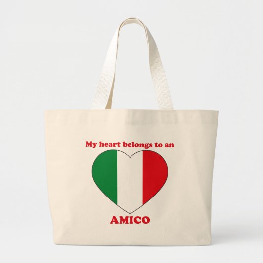 Amico Jumbo Stoffbeutel (Vorne)