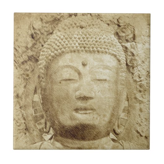 Amida Buddha Fliese (Vorderseite)