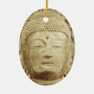Amida Buddha Keramik Ornament