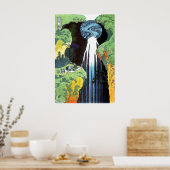 Amida Wasserfall auf der Kisokaido Road Poster (Küche)