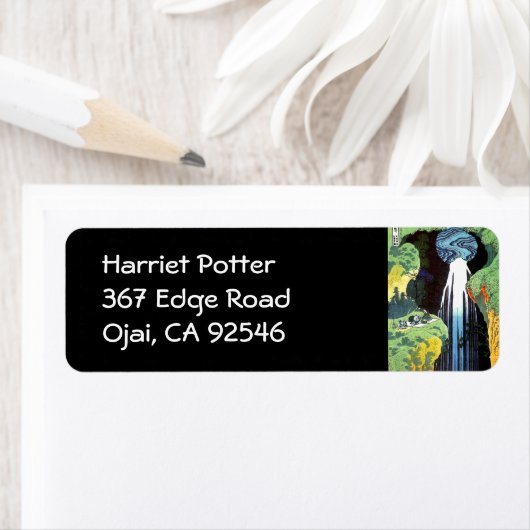 Amida Waterfall, Hokusai japanische Kunstkunst (Insitu)