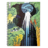 Amida Waterfall, Hokusai japanische Kunstkunst Notizblock (Vorderseite)