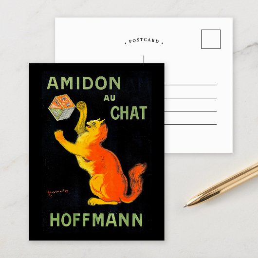 Amidon Au Chat | Leonetto Cappiello Postkarte