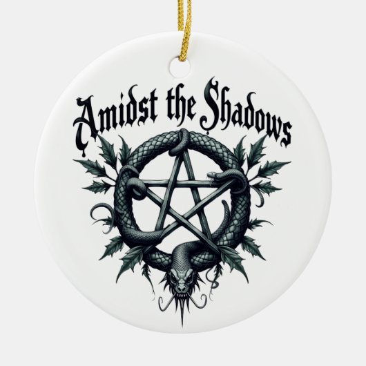 Amidst the Shadows - Gothic Pentagram Ornament (Vorne)