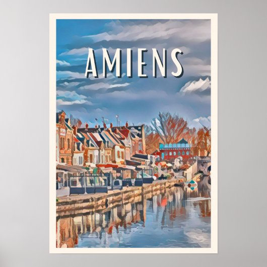 Amiens Foto Vintage Poster (Vorne)