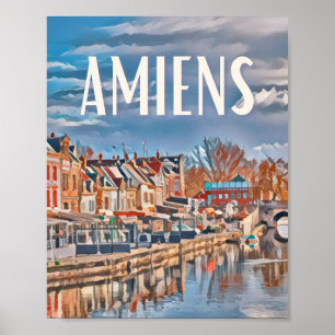 Amiens Foto Vintage Poster