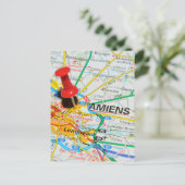 Amiens, Frankreich Postkarte (Stehend Vorderseite)