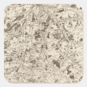 Amiens Quadratischer Aufkleber