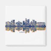 Amiens Skyline Magnet (Vorne)