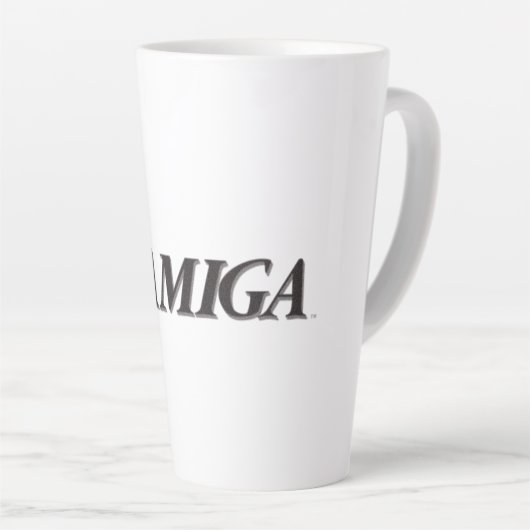 Amiga Retro 80’s Family Personal Computer System Milchtasse (Rechte Ecke)