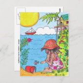 Amigas-Postkarte Postkarte (Vorne/Hinten)