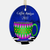 Amigas Toskanischer Kaffee-Cup Ornament (Rechts)