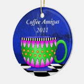 Amigas Toskanischer Kaffee-Cup Ornament (Links)