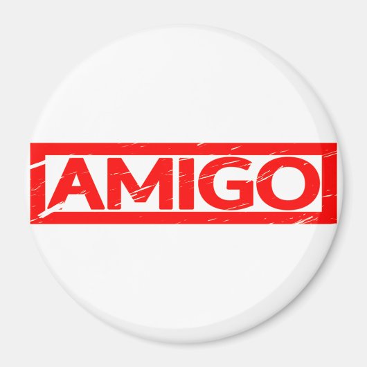 Amigo Briefmarke Magnet (Vorne)