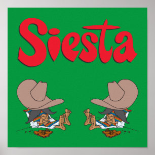 AMIGO SIESTA TIME POSTER