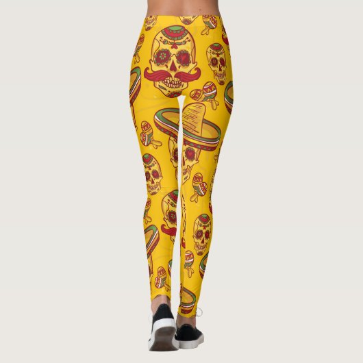 Amigo Skulls Leggings (Rückseite)