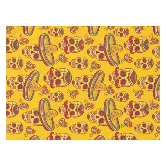 Amigo Skulls Tischdecke (Vorderseite (Horizontal))