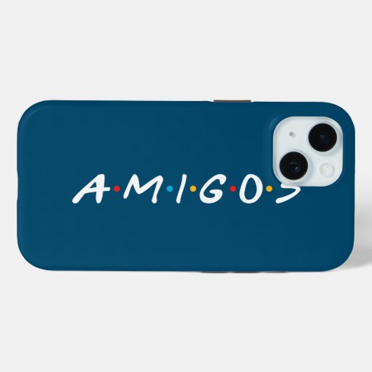 Amigos Case-Mate iPhone Hülle (Rückseite (Horizontal))