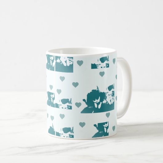Amigos Felinos. Kaffeetasse (VorderseiteRechts)