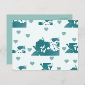 Amigos Felinos. Postkarte (Vorne/Hinten)