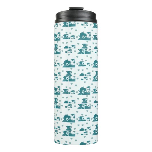 Amigos Felinos. Thermosbecher (Vorderseite)