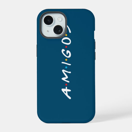 Amigos iPhone 15 Hülle (Rückseite)