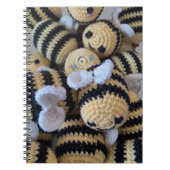 Amigurumi Bees Notizblock (Vorderseite)
