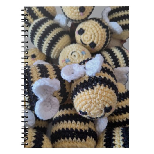 Amigurumi Bees Notizblock (Vorderseite)