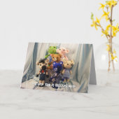 Amigurumi Freund-Gruß-Karte Karte (Gelbe Blume)