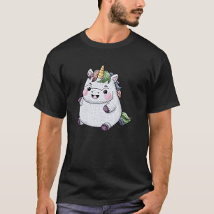 Amigurumi Kunst Einhorn Pferd Einhörner Magie Fant T-Shirt