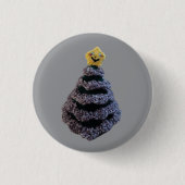Amigurumi Weihnachtsbaumdesign Button (Vorderseite)