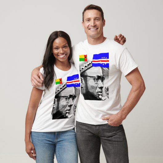 Amilcar Cabral King Kap Verde Fly Flags T - Shirt (Unisex)
