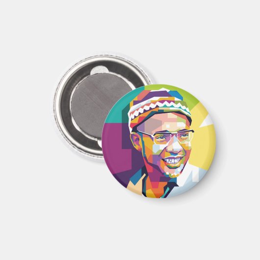 Amilcar Cabral Magnet (Vorderseite/Rückseite)