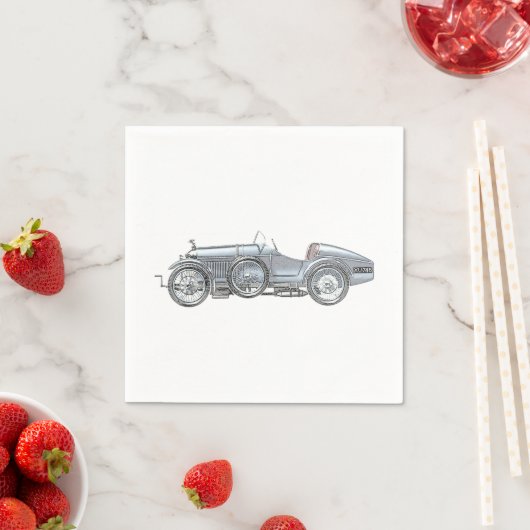 Amilcar Rennwagen Serviette (Beispiel)