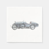 Amilcar Rennwagen Serviette (Vorderseite)