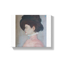 Amilia Self Portrait - Stretched Canvas Print