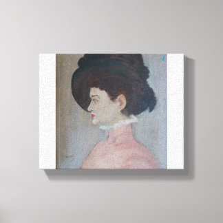 Amilia Self Portrait - Stretched Canvas Print Leinwanddruck