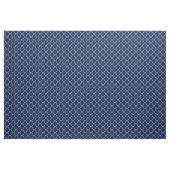 Amime Pattern - Weiß auf Dk Indigo Blue 001744 Stoff (Yard (91,4 cm))