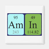 Amin Periodenmagnet Magnet (Vorne)