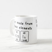 Amin Periodenname Tasse (Vorderseite Links)