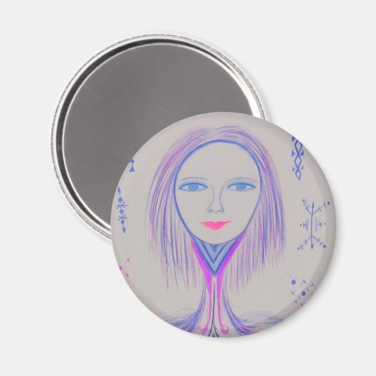 Amina Galactic Being Magnet (Vorderseite/Rückseite)