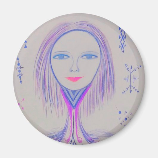 Amina Galactic Being Magnet (Vorne)