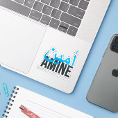 Amine Aufkleber (Laptop mit iPhone)