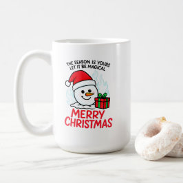 aming Schneemann Frohe Weihnachten Feiertags-Tasse Kaffeetasse