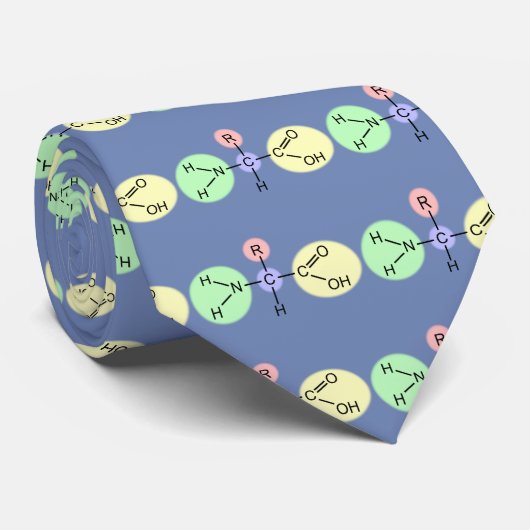 Aminosäure-Diagramm Krawatte (Gerollt)