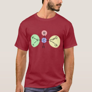 Aminosäure-Diagramm T-Shirt