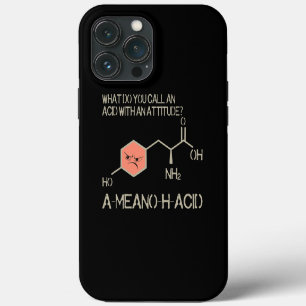Aminosäure für Frauen Männer Humor Nerd Chemie iPhone 13 Pro Max Hülle
